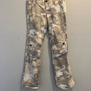 Twill Twenty Two Adjustable Camo Cargo Pants